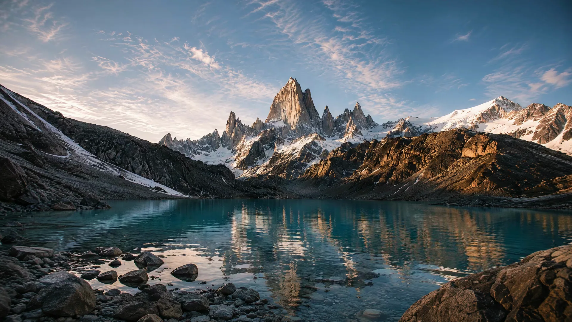 Un paisaje de montaña donde aparece la edición de Keep Analog.